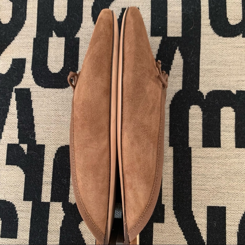Veronica Beard Catherine Ballet Mules brown suede - Picture 5 of 6